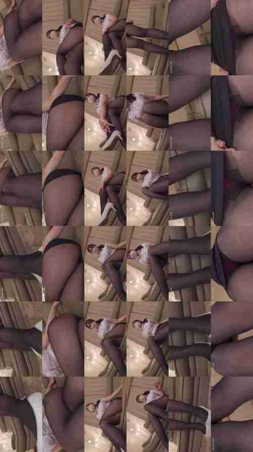 [UNCENSORED-LEAK] HDRT-601 The pantyhose of a sexy office lady with an enormous butt. Satomi