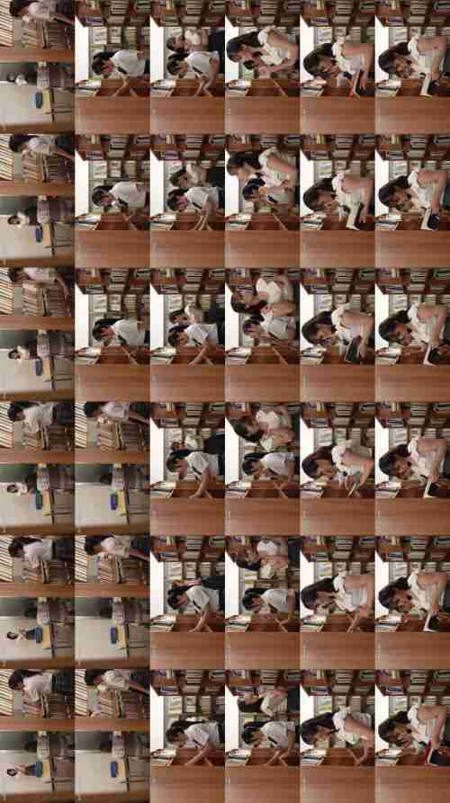 [UNCENSORED-LEAK] DANDYA-019 A lesbian in a uniform makes a plain office lady in the library cum over and over again with her under-skirt fingering until she becomes a lesbian